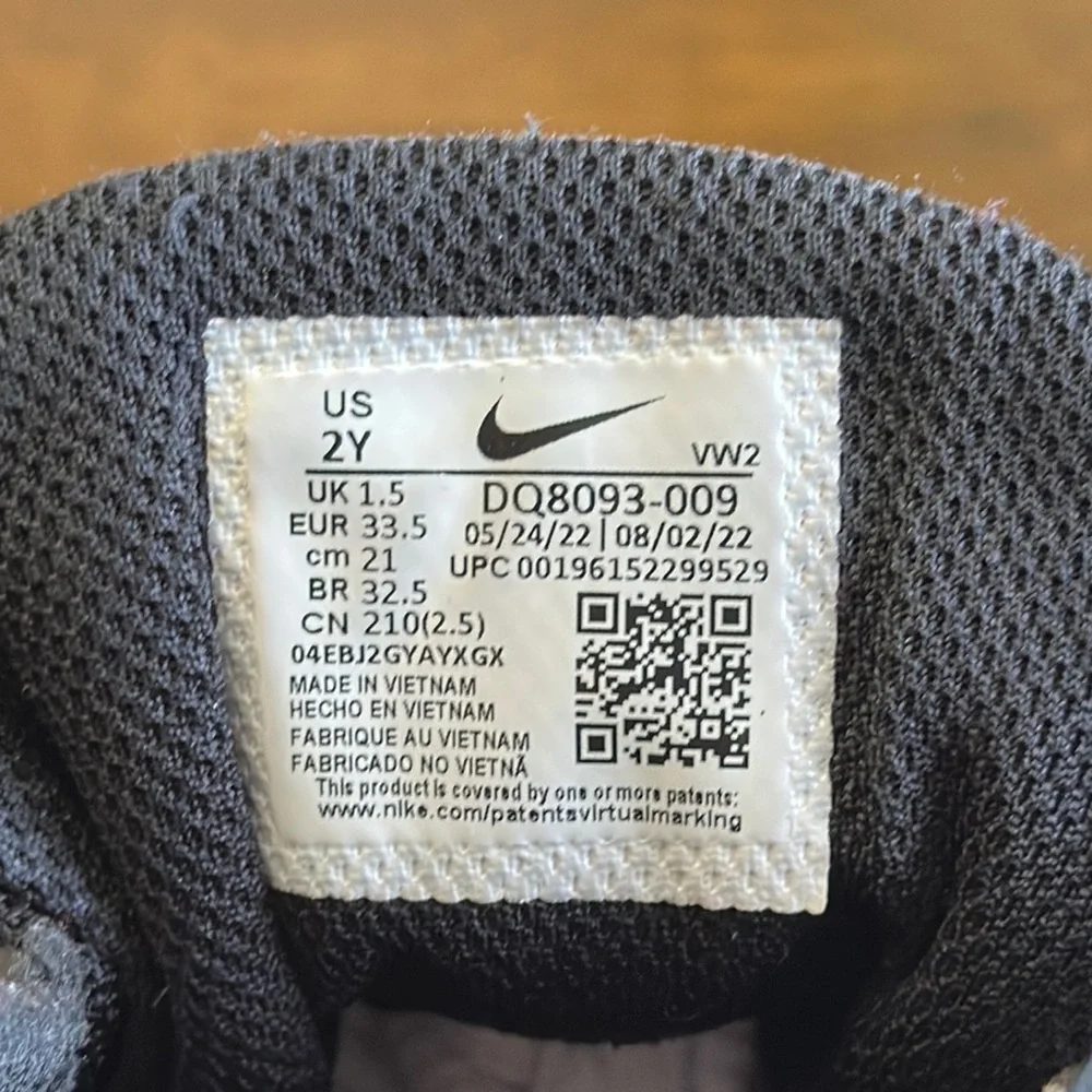 Nike Black and White High-Top Sneakers